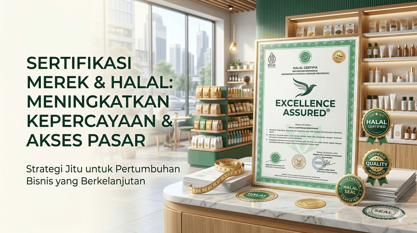 Merek Dagang dan Sertifikasi Halal: Dua Senjata Strategis Branding Legal
